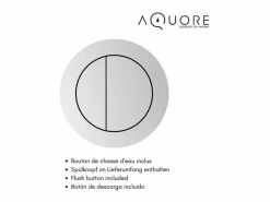 Aquore Inodoro cerámica BOLONIA cisterna baja Blanco Clearance