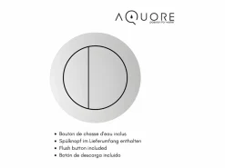 Aquore Inodoro cerámica CRETA cisterna baja Blanco Discount