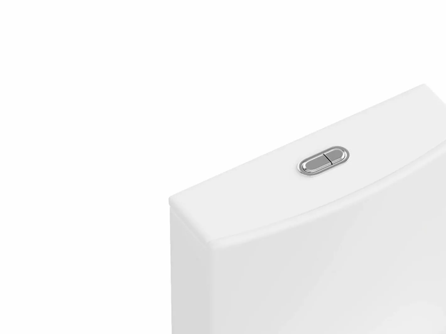 Vente-unique Inodoro de cerámica mate de pie con tapa silenciosa, desagüe horizontal, NAGILAM Blanco