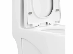 Inodoro de cerámica de suelo con tapa silenciosa, descarga horizontal, NAGILAM^Vente-unique