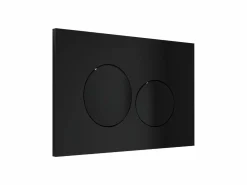 Vente-unique Inodoro flotante brillante con bastidor y placa de accionamiento, JAVOINE Negro Online