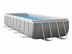 Intex 26792 Prism Metal Frame piscina elevada 488x244x107 cm Gris Outlet