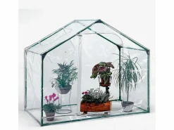 Buzz metallurgica Invernadero de balcón o terraza 180 x 105 x h153 cm plantas de huerto y flores Mimosa S Transparente Discount