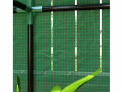 Invernadero De Jardín|Invernadero de jardín con estantes, puerta enrollable, de acero, con protección UV, para verduras y plantas, (100x40x150 cm)