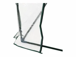 Invernadero de jardín con puerta, estructura de acero, PVC , ligero (250x100x80cm)^