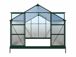 Invernadero de Jardín de policarbonato de 16,8 m² con base IXORA^EXPERTLAND Clearance