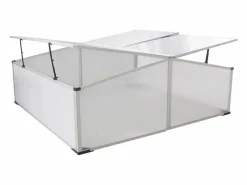 Helloshop26 Invernadero de tienda para plantas flores y verduras con 4 tapas 108 x 110 x 41 cm 02_0044657 Transparente Sale