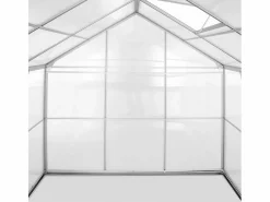 Soana Invernadero De Jardín|Invernadero para jardín de aluminio y policarbonato con puerta y ventana 183x245x205cm Laelia