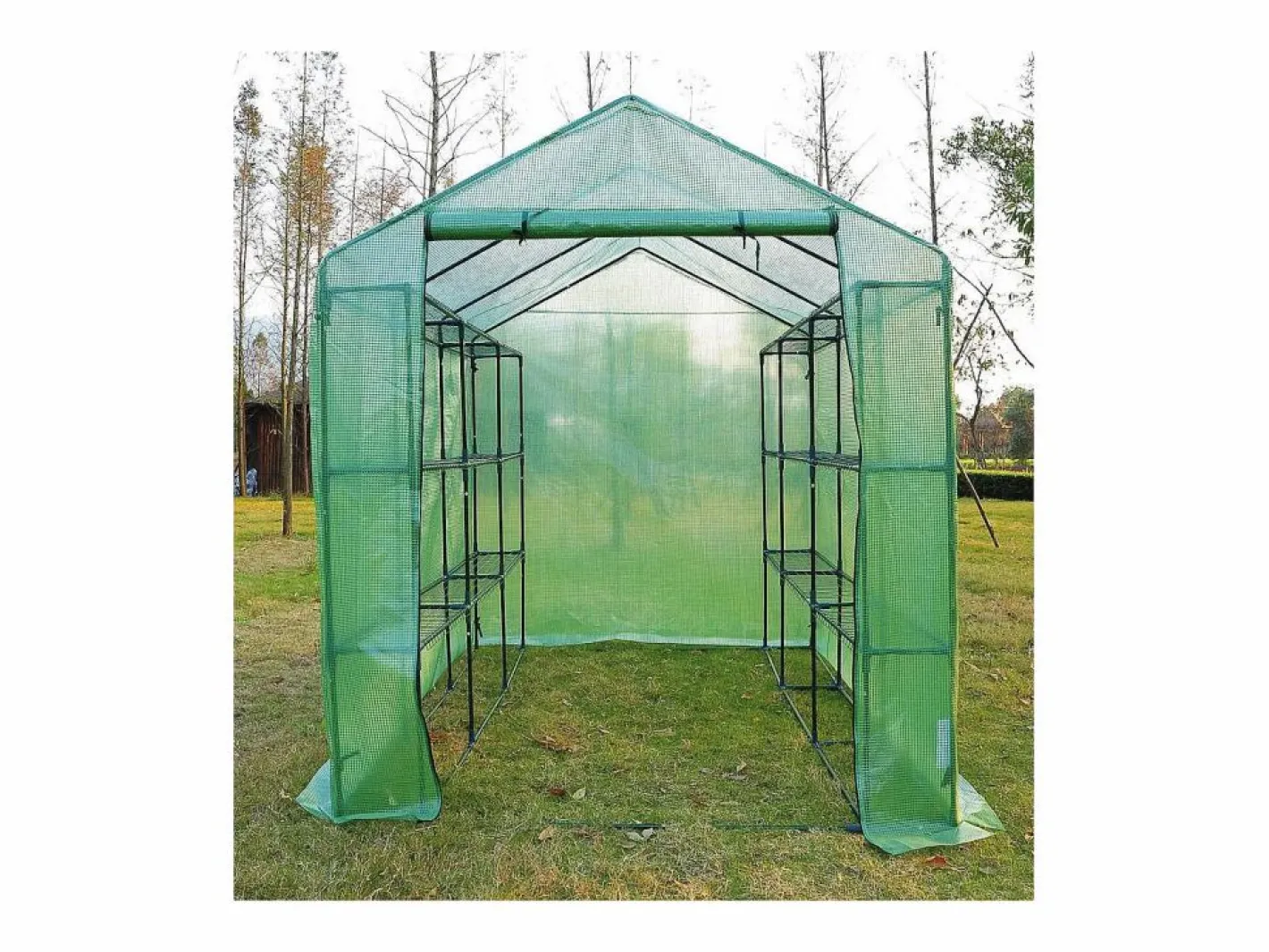 Habitat et jardin Invernadero De Jardín|Invernadero para tomates Petunia- 4.4m² - 2.5 x 1.7 x 2.1 m