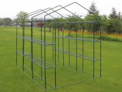 Habitat et jardin Invernadero De Jardín|Invernadero para tomates Petunia- 4.4m² - 2.5 x 1.7 x 2.1 m
