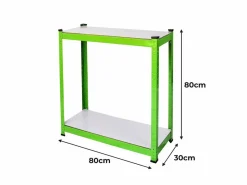 Invernadero Politúnel con Estantería Galvanizada Puertas de Cultivo Cubierta de PE Jardinería Carpa de Jardín Planta de flores de 25mm de Diámetro | 4 x 2m^Monstershop