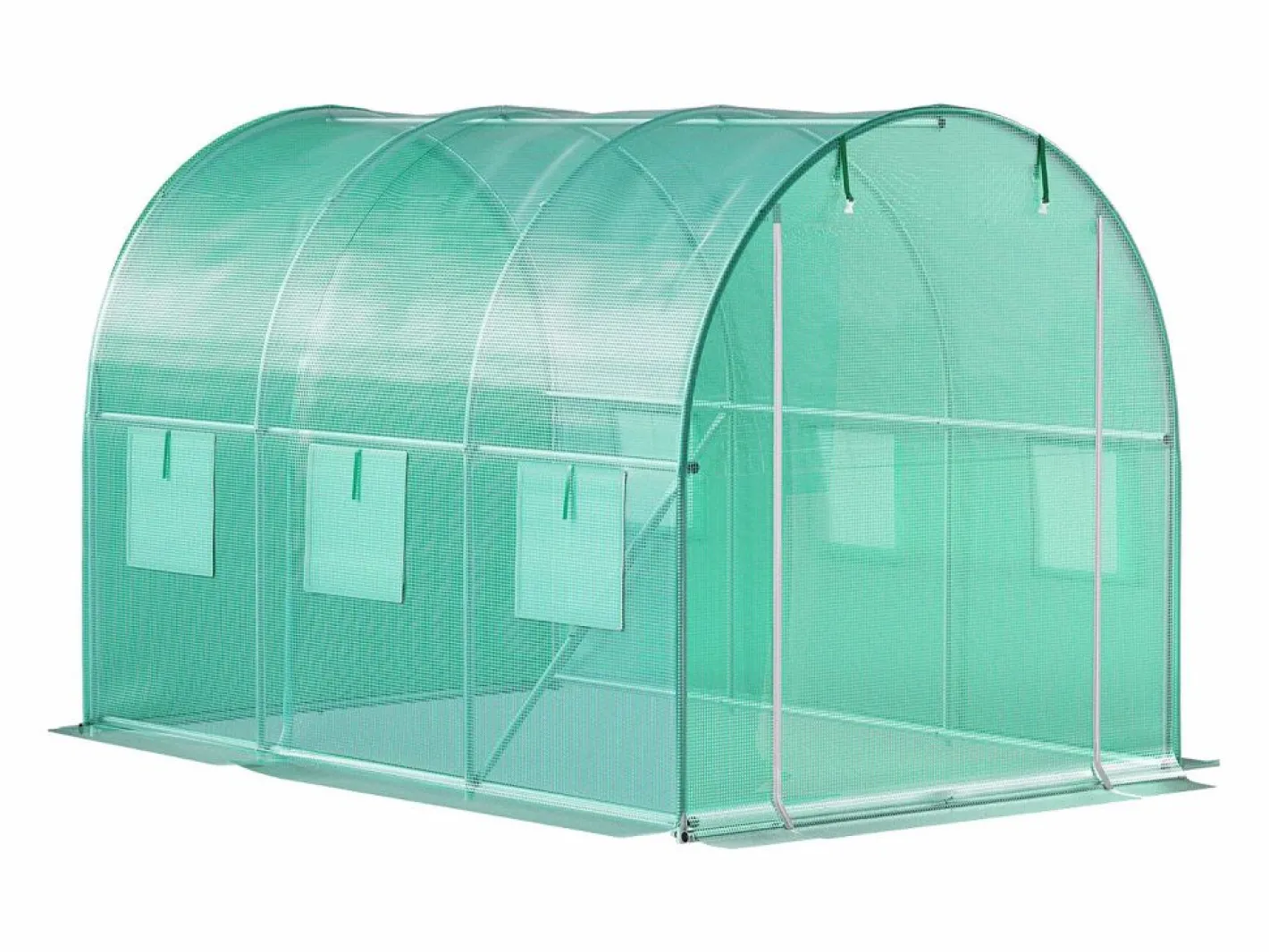 Invernadero De Jardín|Invernadero Tipo Túnel SucceBuy 304,8 x 213,36 x 213,36 cm, Estructura Galvanizada, Cubierta Impermeable