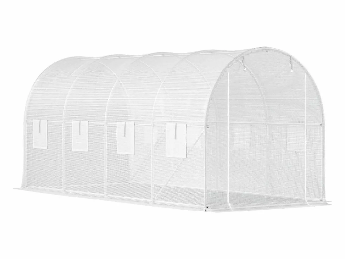 Invernadero Tipo Túnel SucceBuy 457,2 x 213,36 x 213,36 cm Invernadero para Caminar, Estructura Galvanizada y Cubierta Impermeable^ Sale