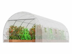 Invernadero De Jardín|Invernadero Tipo Túnel SucceBuy 5,8 x 2,8 x 2,0 m, Estructura Galvanizada, Revestimiento de PE,