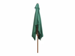Isabel María Sombrilla con palo de madera verde 200x300 cm^Garden Furniture Clearance