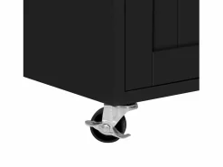 Isla de cocina central - con 4 puertas y 2 cajones - tablero extensible - con ruedas - 180,5×45×92,2 cm -^ModernLuxe Online