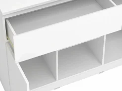 Vente-unique Isla Cocina|Isla de cocina con 2 puertas, 1 cajón y 2 estantes - - TUNORI