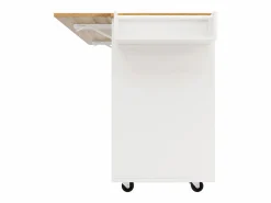 Isla de cocina moderna, mueble aparador con veta de madera, 137,5×39,5×95,6 cm, MDF,^Merax Online