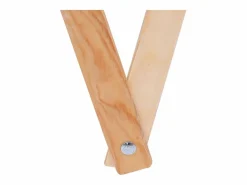 Garden Furniture Jace Cesto para colada plegable madera y tela Gris Hot