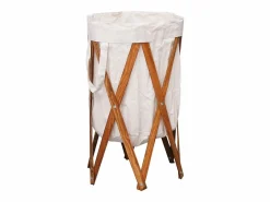 Jace Cesto para colada plegable madera y tela color^Garden Furniture Online