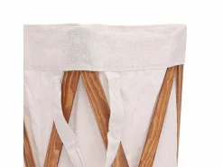 Jace Cesto para colada plegable madera y tela color^Garden Furniture Online