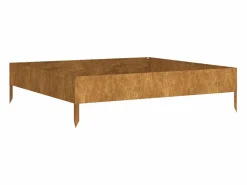 Clicnbuy Jardinera|Jardinera acero corten 100x100x26 cm