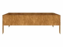 Jardinera acero corten 100x100x33,5 cm^Clicnbuy Sale