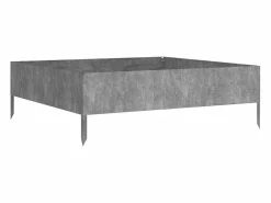 Jardinera acero corten 100x100x33,5 cm^Clicnbuy Sale