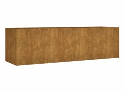 Clicnbuy Jardinera|Jardinera acero corten 280x80x80 cm