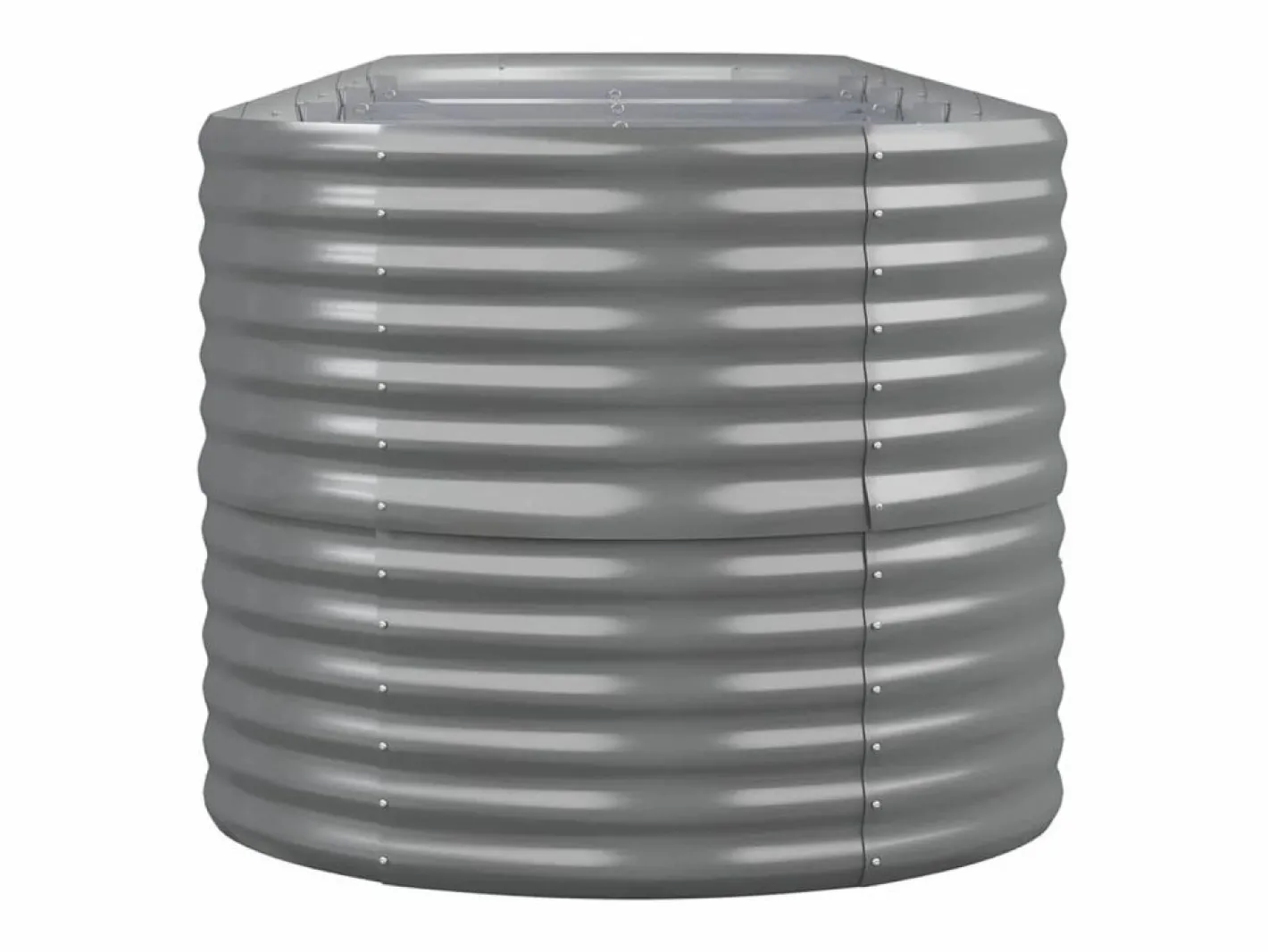 Jardinera|Jardinera arriate acero recubrimiento polvo 440x80x68 cm ES64766