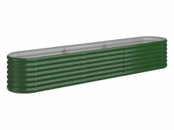 Jardinera arriate acero recubrimiento polvo 224x40x36 cm^Clicnbuy Clearance