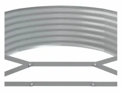 Jardinera arriate acero recubrimiento polvo 175x100x36 cm^Clicnbuy Discount