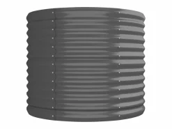 Clicnbuy Jardinera arriate acero recubrimiento polvo 296x80x68 cm Gris Clearance