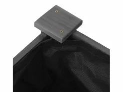 Clicnbuy Jardinera|Jardinera arriate forro madera maciza abeto marrón 120x120x25cm