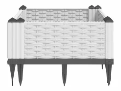 Clicnbuy Jardinera|Jardinera con clavijas PP 42,5x42,5x28,5 cm