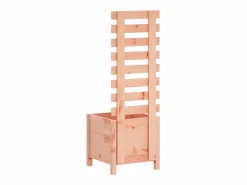 Clicnbuy Jardinera|Jardinera con estantería madera maciza Douglas 39x39,5x114 cm