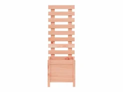 Clicnbuy Jardinera|Jardinera con estantería madera maciza Douglas 39x39,5x114 cm