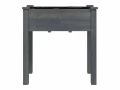 Clicnbuy Jardinera|Jardinera con forro interior madera abeto 71x37x76 cm
