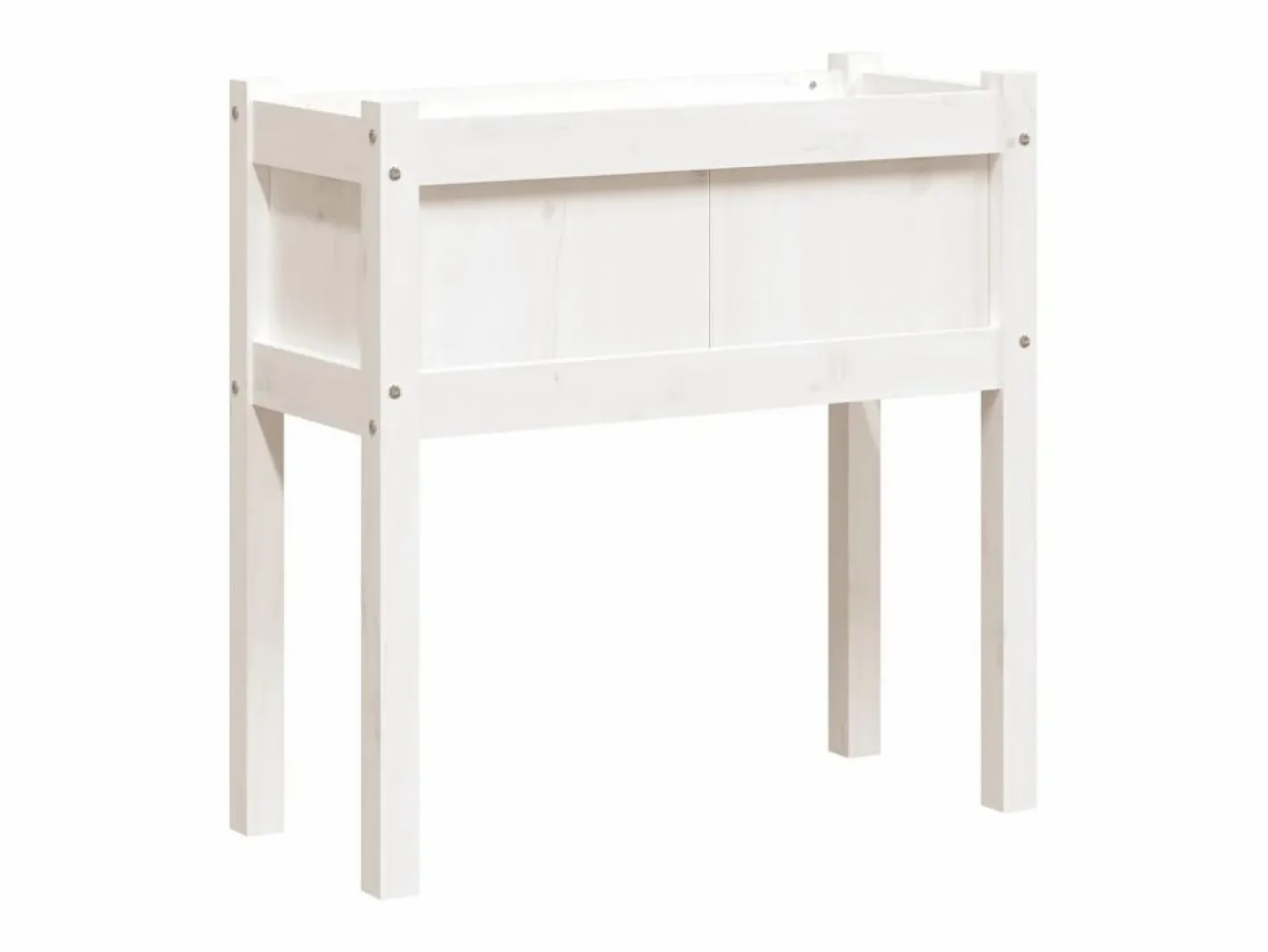 Clicnbuy Jardinera|Jardinera con patas madera maciza de pino 70x31x70 cm