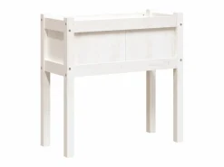 Clicnbuy Jardinera|Jardinera con patas madera maciza de pino 70x31x70 cm