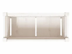 Clicnbuy Jardinera|Jardinera con patas madera maciza de pino 70x31x70 cm