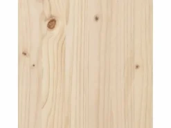 Clicnbuy Jardinera con patas madera maciza de pino 70x31x70 cm Marru00f3n