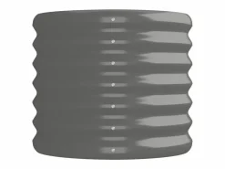 Clicnbuy Jardinera de acero con recubrimiento en polvo 152x40x36cm Gris Best