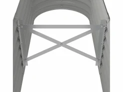 Clicnbuy Jardinera de acero con recubrimiento en polvo 152x40x36cm Gris Best