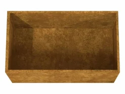 Jardinera de acero corten 62x40x39 cm^Clicnbuy Online