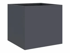 Clicnbuy Jardinera|Jardinera de acero laminado en frío antracita 32x30x29 cm
