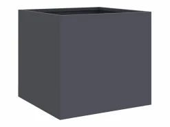 Clicnbuy Jardinera|Jardinera de acero laminado en frío antracita 32x30x29 cm