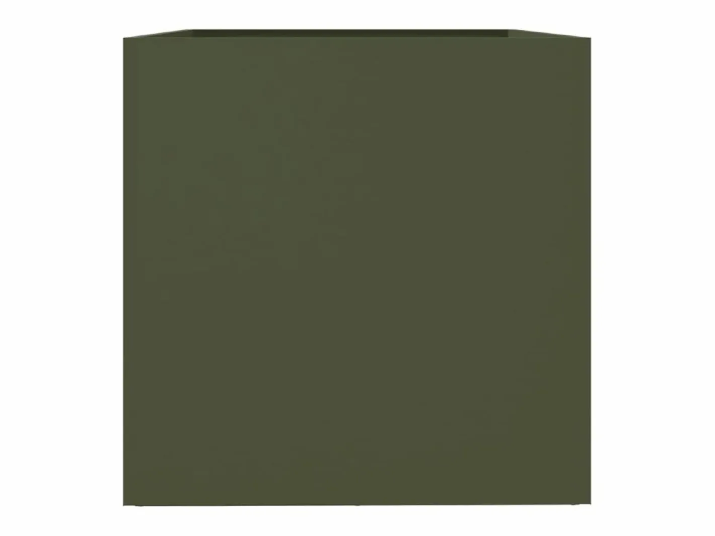 Jardinera de acero laminado en frío oliva 62x47x46 cm^Clicnbuy Sale