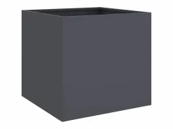 Jardinera de acero laminado en frío antracita 42x40x39 cm^Clicnbuy Discount