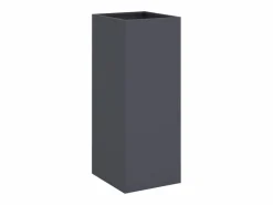 Clicnbuy Jardinera|Jardinera de acero laminado en frío antracita 32x27,5x75 cm